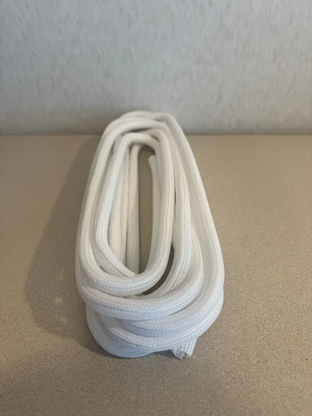 Alex Tech Split Sleeving 1/2 inch x 25 ft White Cable Sleeve Wire Loom Cord Wrap
